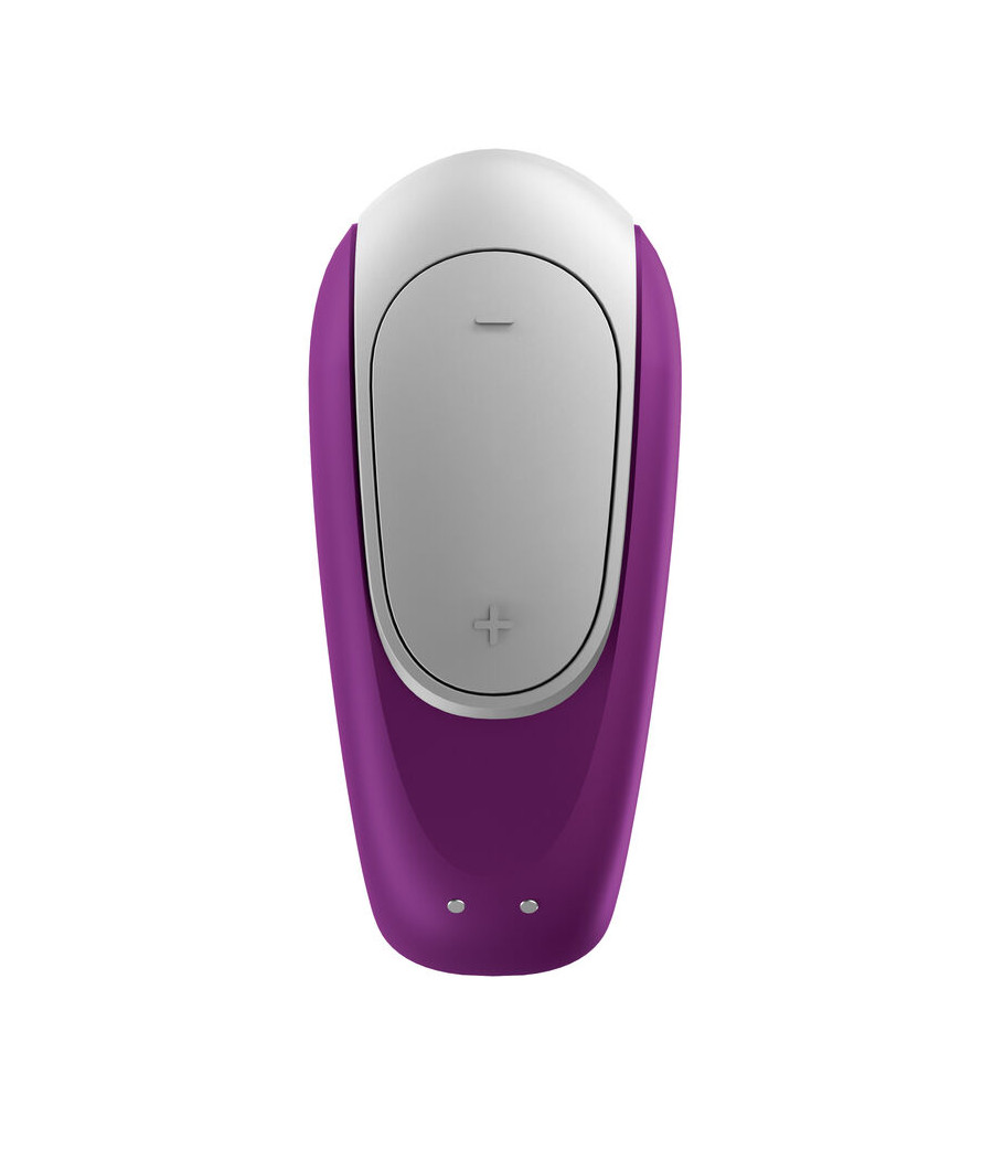 SATISFYER - DOUBLE FUN PARTNER VIBRATOR PURPLE