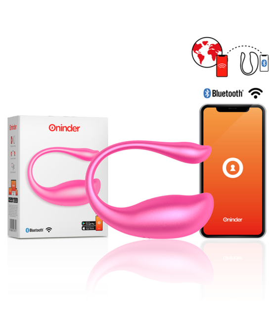 ONINDER - NAIROBI VIBRATING EGG PINK - FREE APP