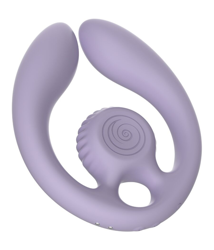 SNAIL VIBE - GIZI DÚO ESTIMULADOR DE PAREJAS CONTROL REMOTO LILA