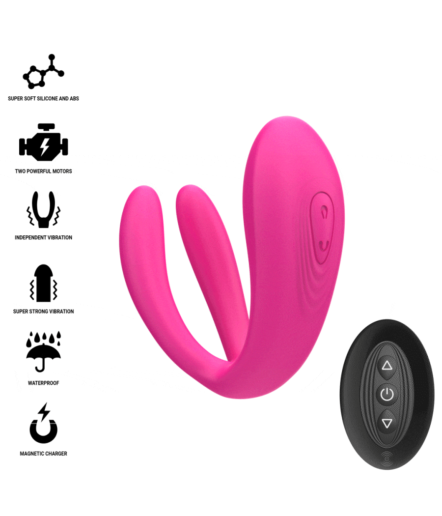 INTENSE - JULIA VIBRADOR & ESTIMULADOR DE PINZAS CONTROL REMOTO