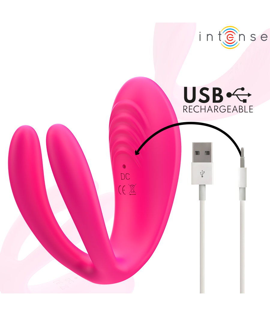 INTENSE - JULIA DOUBLE VIBRATOR CLAMP STIMULATOR REMOTE CONTROL