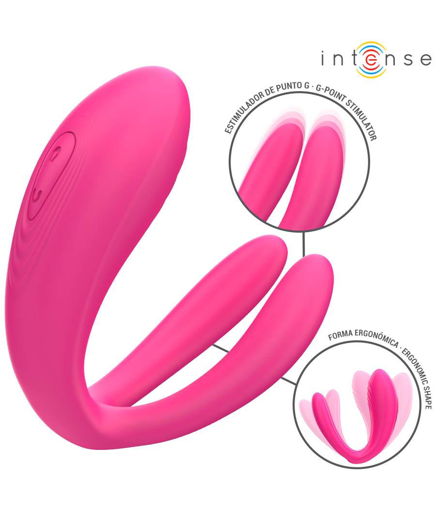 INTENSE - JULIA DOUBLE VIBRATEUR À PINCE STIMULATEUR AVEC TÉLÉCOMMANDE