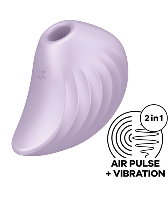 SATISFYER - PEARL DIVER AIR PULSE STIMULATOR & VIBRATOR VIOLETT