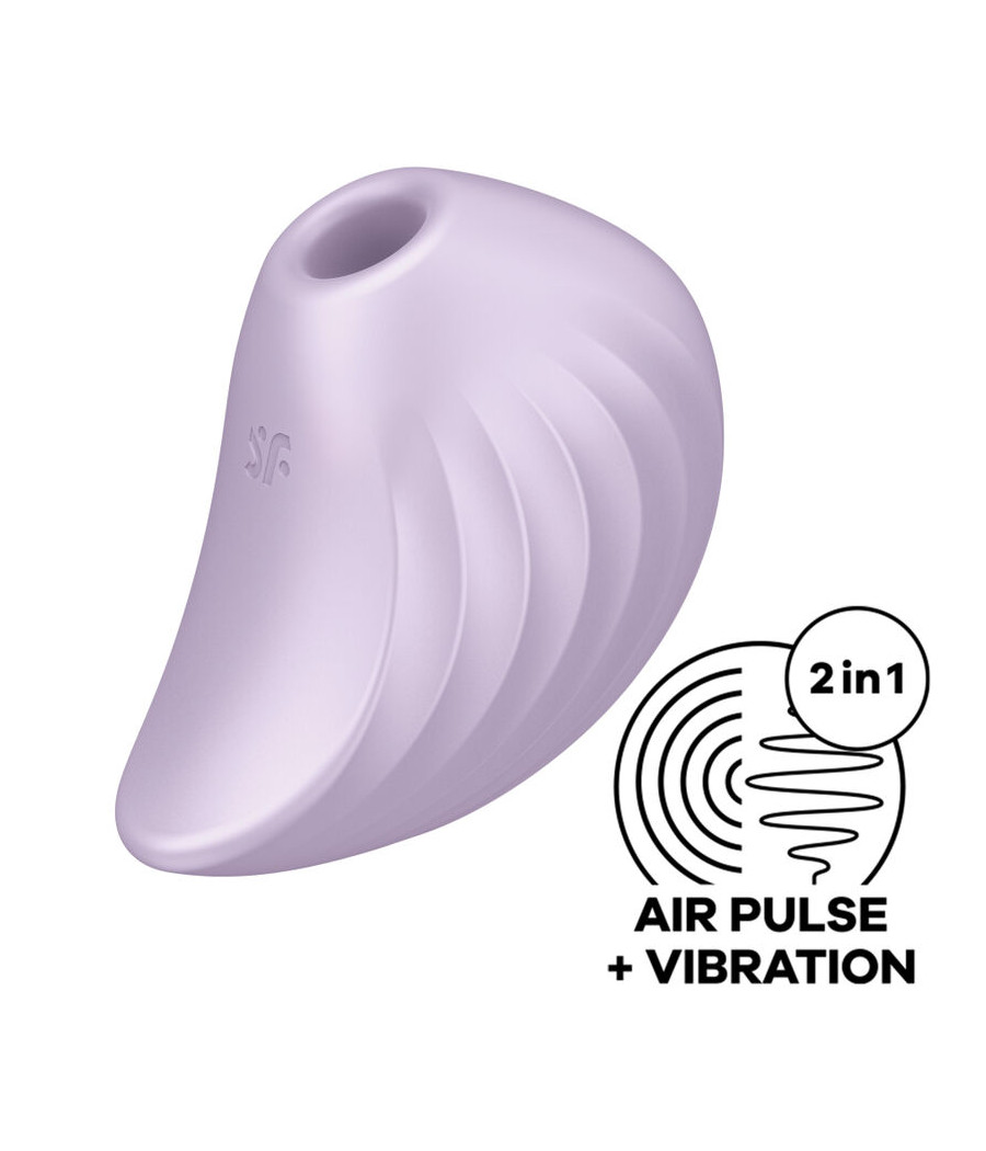 SATISFYER - PEARL DIVER AIR PULSE STIMULATOR & VIBRATOR VIOLETT