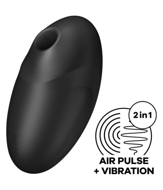 SATISFYER - VULVA LOVER 3 LUFTPULSSTIMULATOR & VIBRATOR SCHWARZ