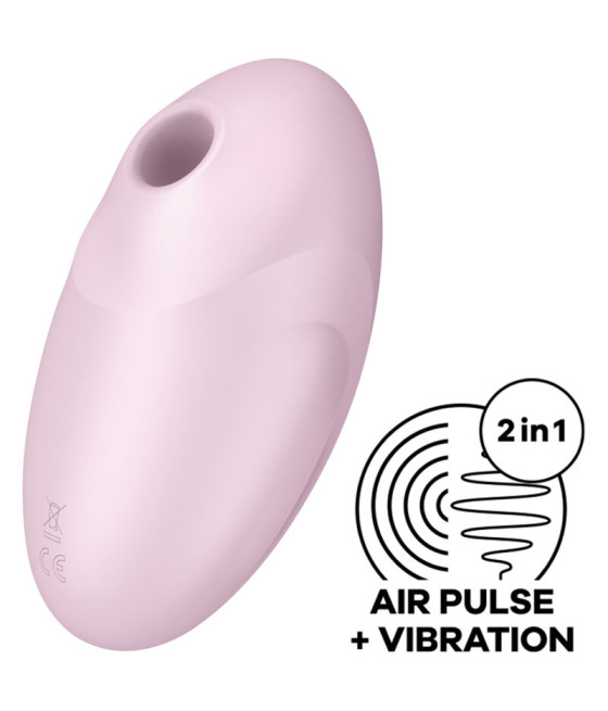 SATISFYER - VULVA LOVER 3 AIR PULSE STIMULATOR & VIBRATOR PINK