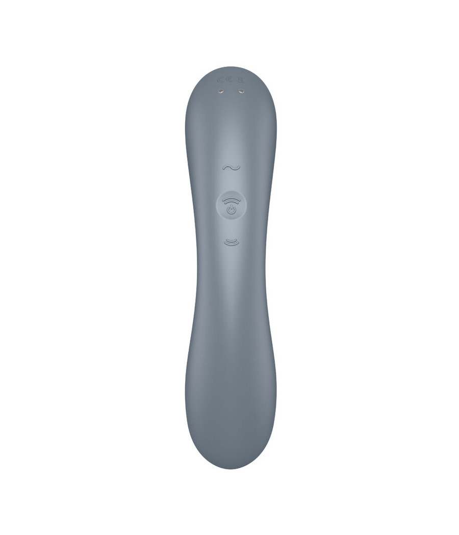 SATISFYER - CURVE TRINITY 1 AIR PULSE VIBRATION GREY