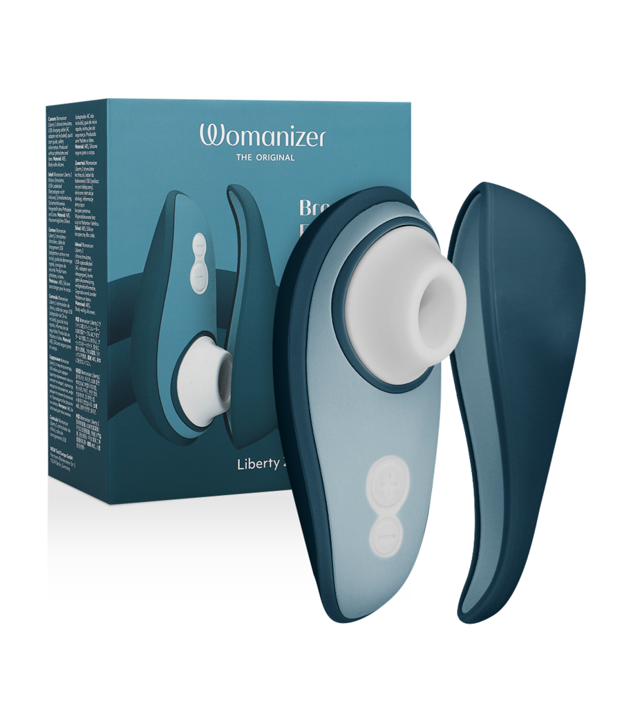 WOMANIZER - LIBERTY 2 STIMULATEUR DE CLITORIS ET ASPIRATION BLEU