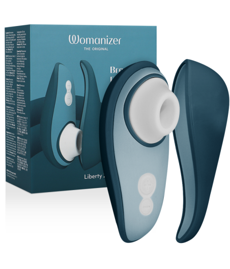 WOMANIZER - LIBERTY 2 STIMOLATORE CLITORIDEO E ASPIRAZIONE BLU