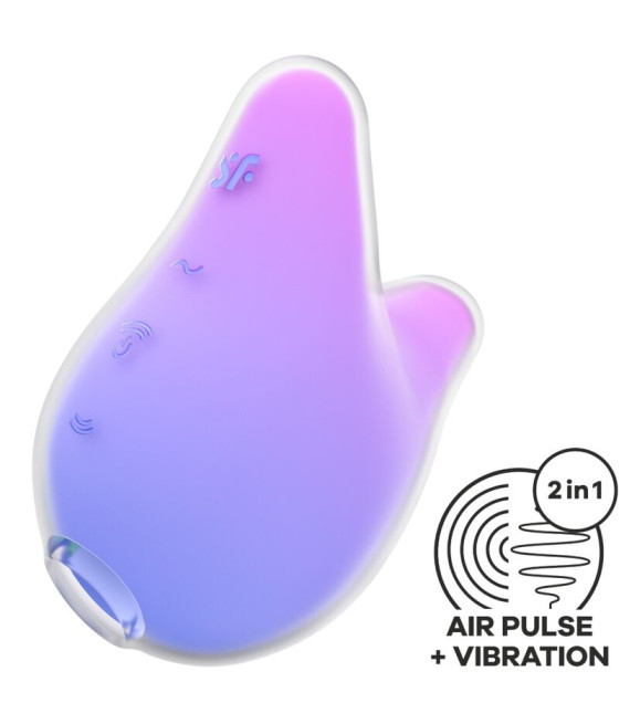 SATISFYER - MERMAID VIBES STIMULATOR & VIBRATOR VIOLETT UND ROSA