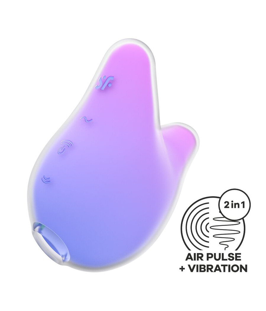 SATISFYER - MERMAID VIBES STIMULATOR & VIBRATOR VIOLETT UND ROSA