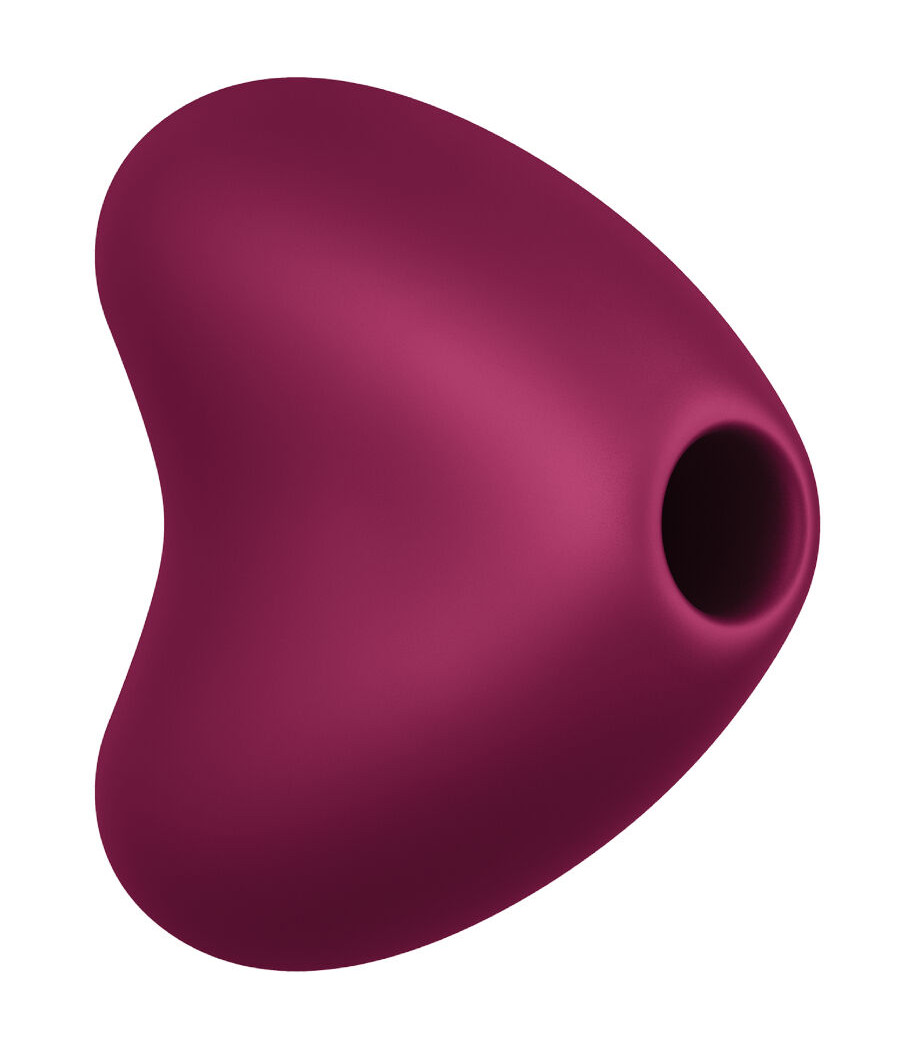 FUN FACTORY - VIBRADOR LIBERA AIR PULSE VERMELHO VINHO