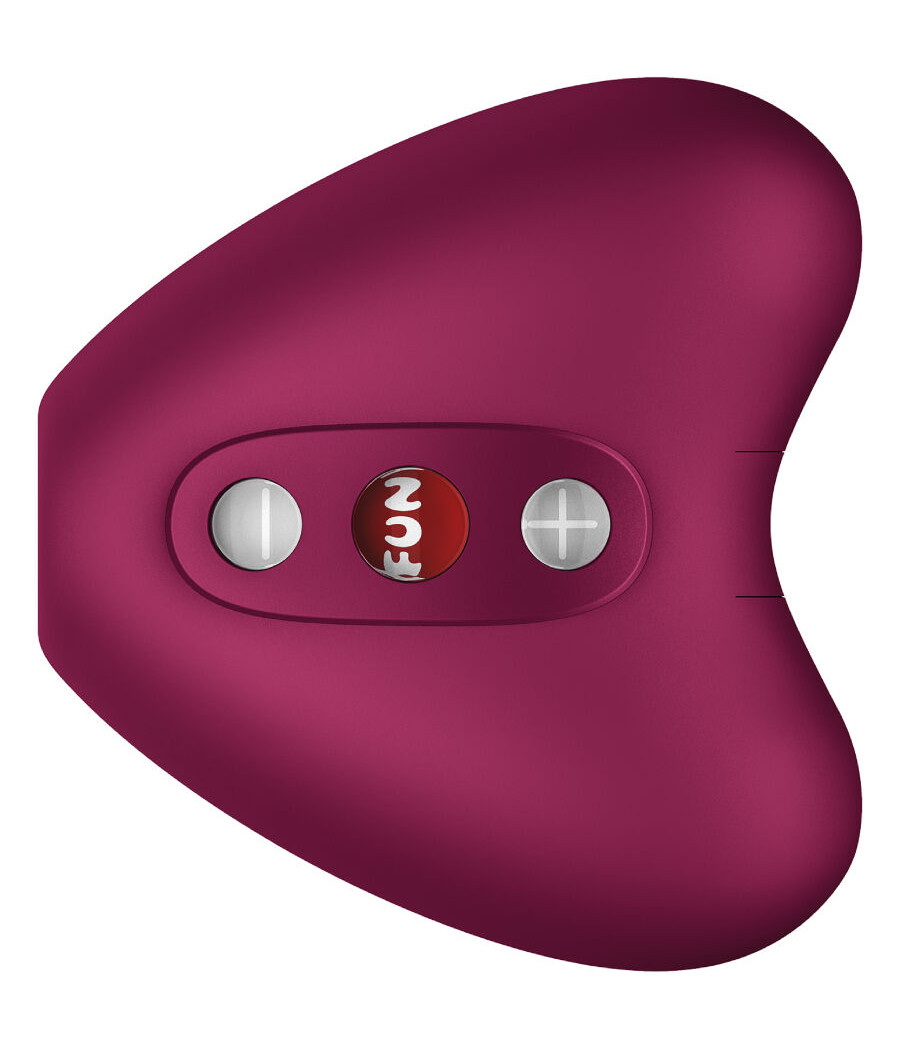 FUN FACTORY - VIBRADOR LIBERA AIR PULSE VERMELHO VINHO