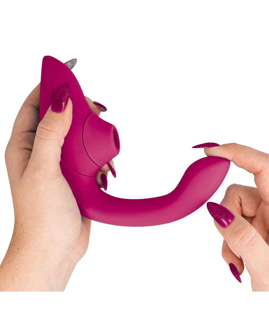 WOMANIZER - VIBRADOR ESTIMULADOR BLEND RABBIT ROSA VIBRANTE