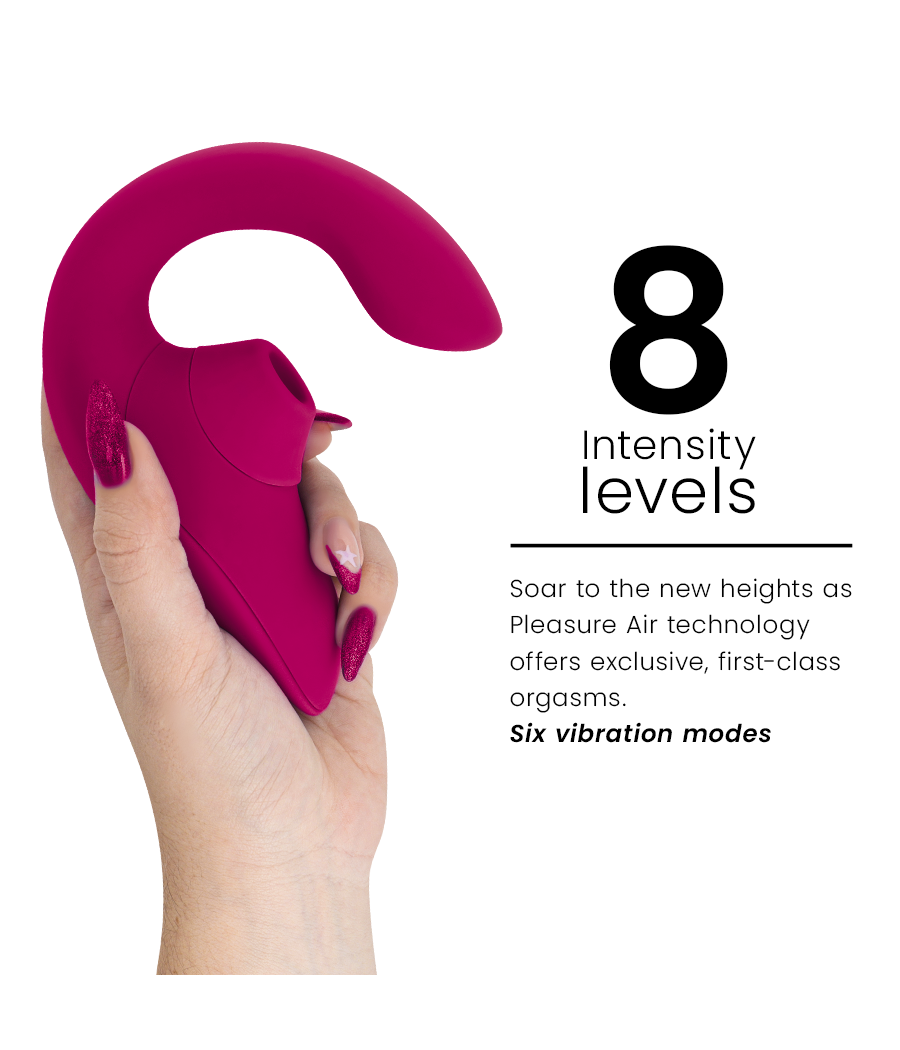 WOMANIZER - BLEND RABBIT VIBRATOR STIMULATOR VIBRANT PINK
