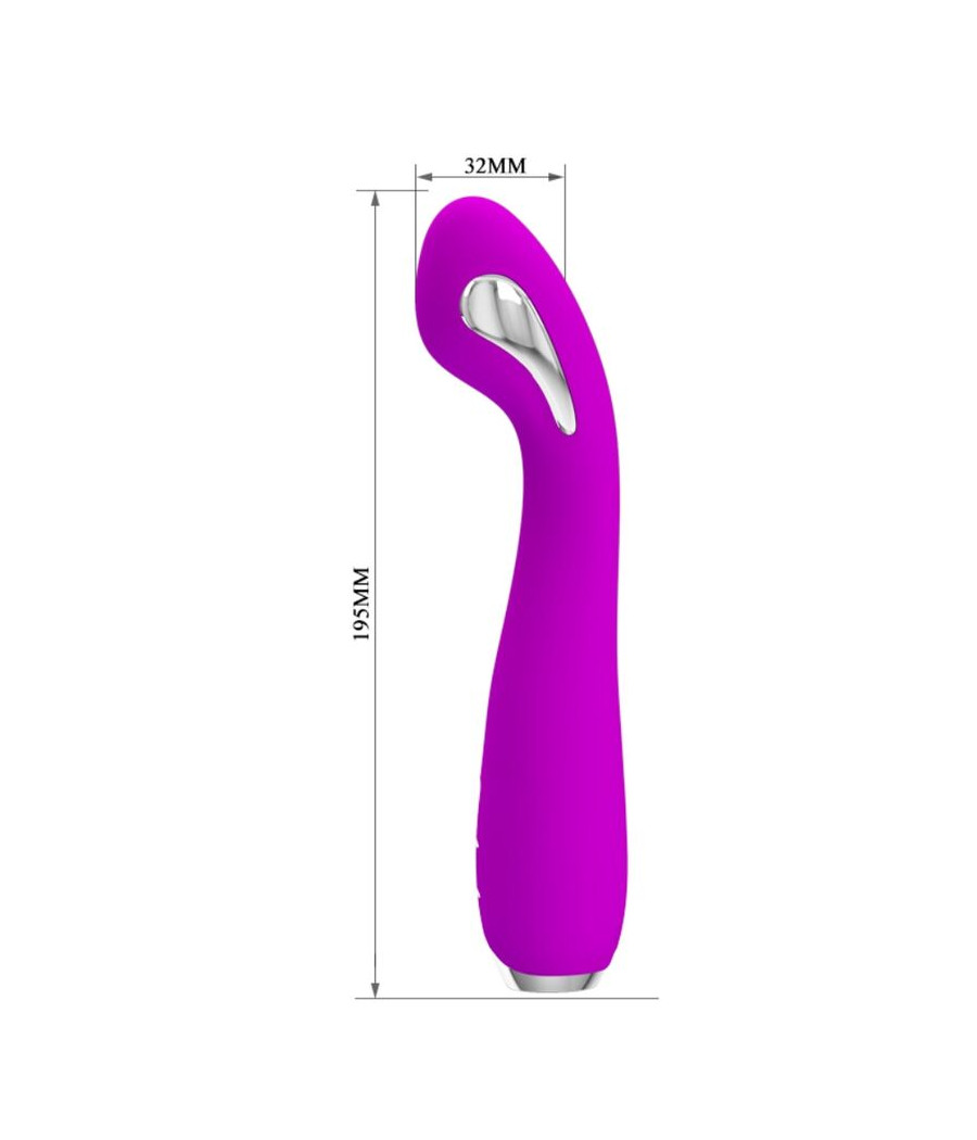 PRETTY LOVE - HECTOR RECHARGEABLE ELECTROSHOCK VIBRATOR WATERPROOF PURPLE